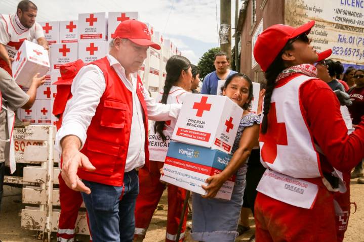 Cruz Roja inicia campaña de donación para afectados por lluvias