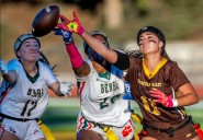 Riverside Poly flag football team rallies past Temecula Valley to reach Division 4 semis