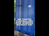 Travel troubles: Nationwide flight delays grow as air traffic controllers work without pay
