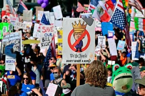 «No Kings»: Casi siete millones de personas participaron en protestas antiTrump