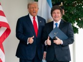 Donald Trump dijo que Estados Unidos podría comprar carne argentina
