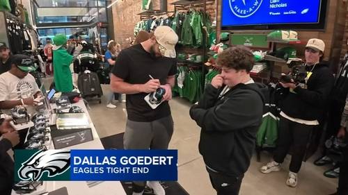 Make-A-Wish: 4 boys battling critical illnesses go on shopping spree with Eagles player
