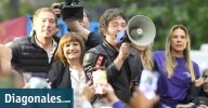 El peronismo le aguó la fiesta a Milei y copó el acto de LLA en Tres de Febrero