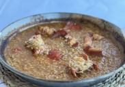 El bogavante y la anchoa, matrimonio de conveniencia en el Hotel Juan de la Cosa