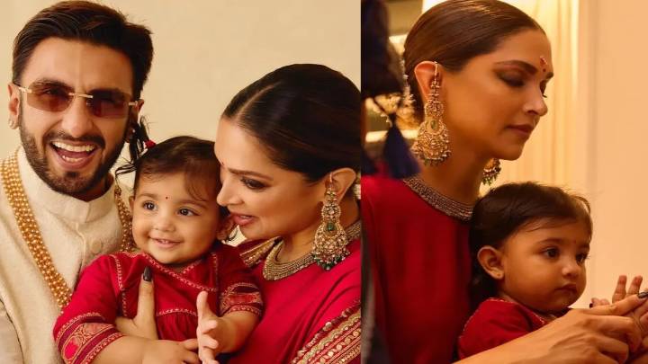 FIRST PICS: Deepika Padukone and Ranveer Singh reveal daughter Dua’s face on Diwali, In...