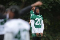 Breece Hall’s cryptic post stirs trade rumors. Jets coach says he doesn’t want to deal running back