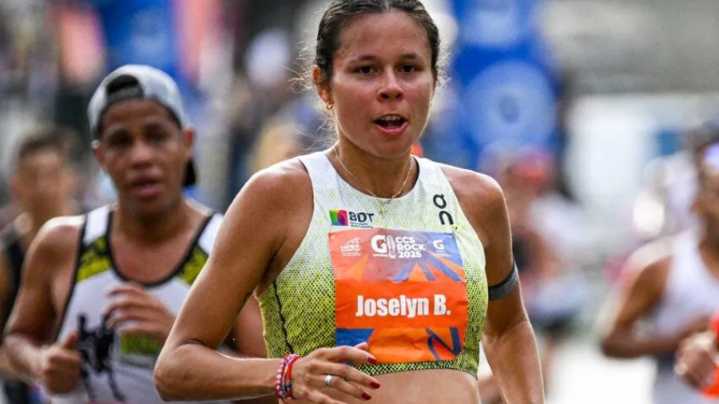 Joselyn Brea completó los 10 km de la Gatorade Caracas Rock con siete meses de embarazo