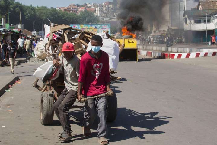 An attempted coup is underway in Madagascar, the country’s president says