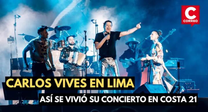Carlos Vives volvió a Lima para presentar su tour “El rock de mi pueblo vive”: Así se vivió el concierto (VIDEO)