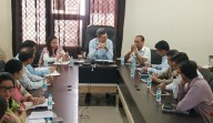 Relief Commissioner reviews progress of development works in Migrant Camps