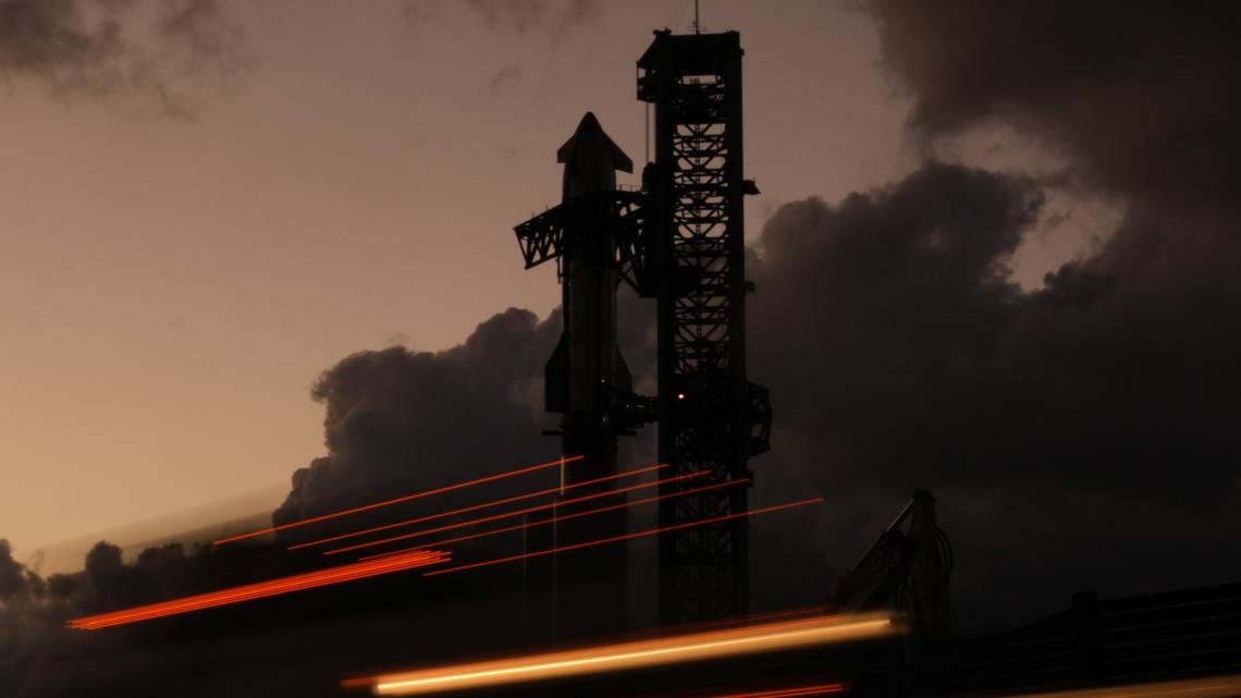 SpaceX is launching its massive Starship from South Texas tonight
