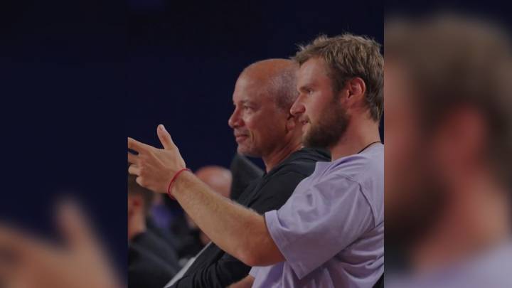 Barkov attends Heat practice while recovering from injury