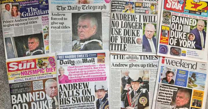 A look at Prince Andrew's antics and scandals that have tried royal patience for decades