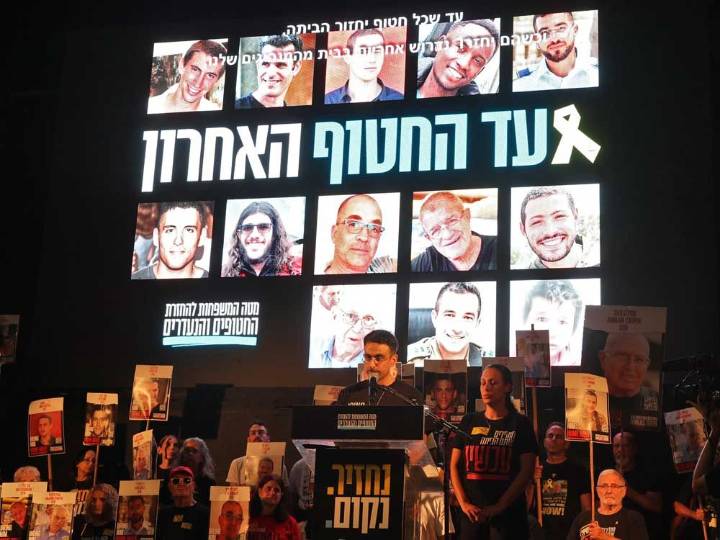 Families of missing Israeli hostages demand pause in Gaza truce plan