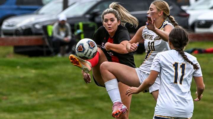 District 11 2A girls soccer quarterfinal photos: Notre Dame at Saucon Valley, Oct. 22, 2025