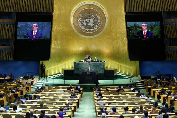 La ONU pide el final del embargo de EEUU contra Cuba, aunque con una votación mermada