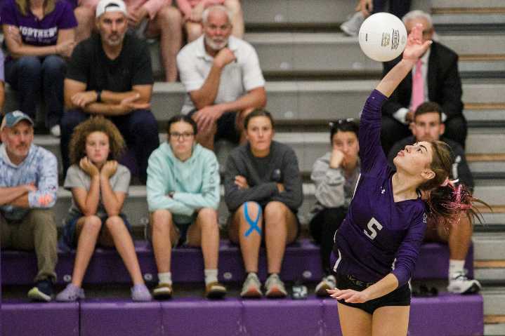 Sam Petroff, Northern girls volleyball reverse sweeps Big Spring