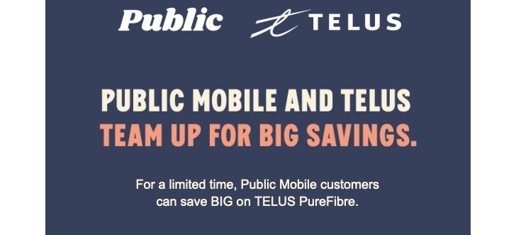 Public Mobile Customers Get New Telus PureFibre Internet Offer
