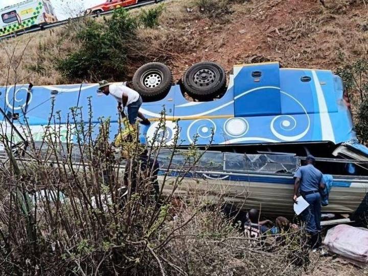 South Africa bus crash in mountainous region kills more than 40 people