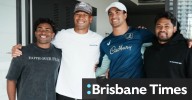Wallabies v Japan: Israel Folau spotted at Wallabies training for first time in seven years
