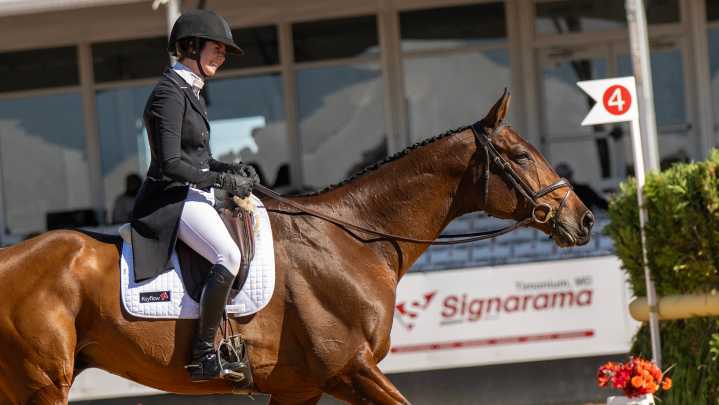 Tayla Mason makes strong start in Maryland 5 Star dressage