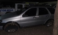 Intentaron robar una rueda de auxilio y los demoraron