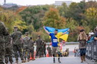 Wounded Ukrainian Soldiers Are Running the Marine Corps Marathon
