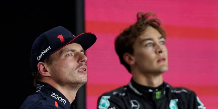 “Me harté”: revelaron detalles inéditos de la pelea entre Russell y Verstappen en la Fórmula 1