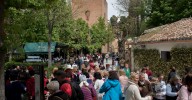 La Alhambra inicia el arreglo del paseo peatonal que conecta La Mimbre con la Torre de Siete Suelos