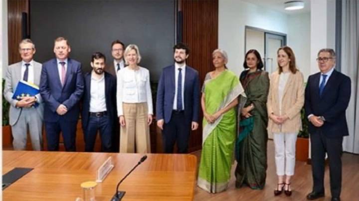 FM Nirmala Sitharaman Meets EU Delegation To Boost India