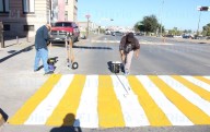 Cierran partes del Centro para renovar cruces peatonales