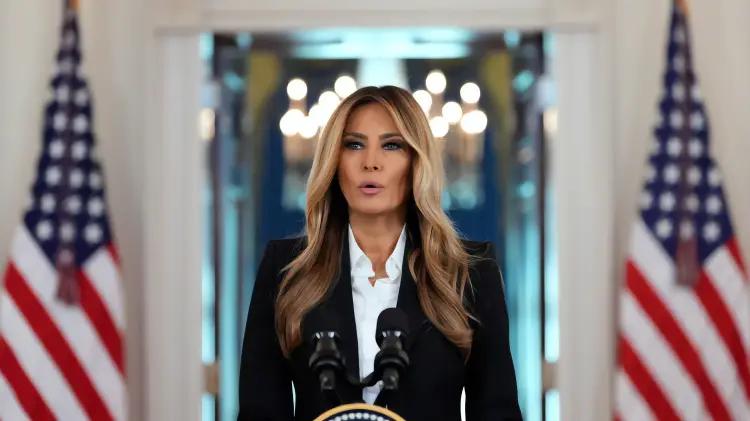 Recuperación de niños en guerra: Melania Trump rev...