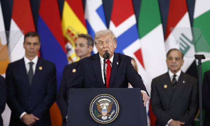 Trump encabezó la firma del acuerdo con Egipto, Qatar y Turquía para poner fin a la guerra en Gaza: “Tenemos paz”