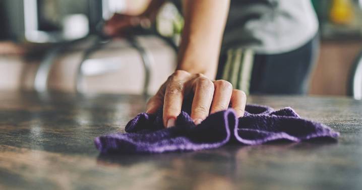 Keep kitchen worktops 'stain-free and shiny' by using 1 ingredient