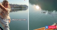 Video de surfista orinando lago desata ’fake news’ y amenazas: la acusan de defecar sitio sagrado