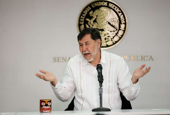 Noroña pedirá licencia en el Senado para viajar a Palestina