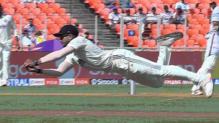 After not getting a chance to bat, Nitish Reddy grabs a flying stunner in 1st Test vs West Indies