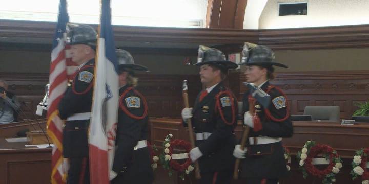 Sioux City Fire Rescue honor fallen firefighters