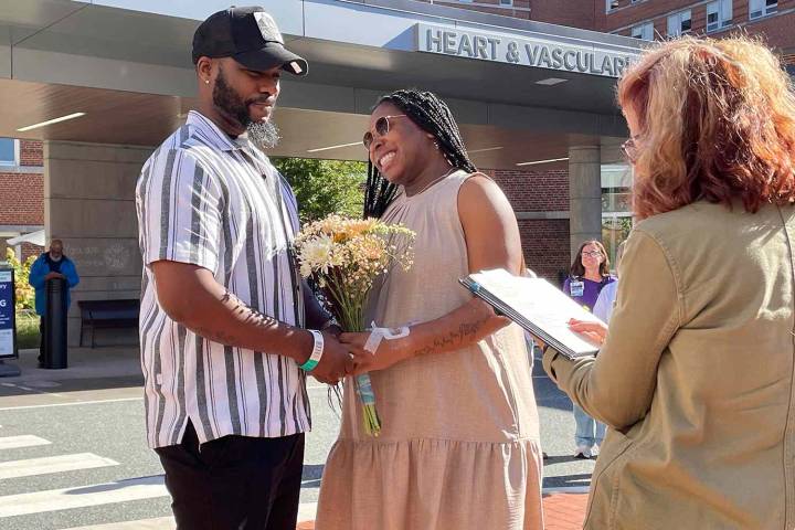 Couple Marries at Hospital After Bride Goes into Labor on Morning of Wedding