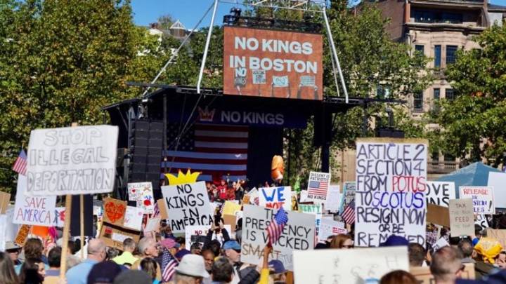 Here are the best signs from the 'No Kings' rally in Boston