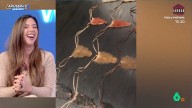 La risa floja de Tatiana Arús al presentar la nueva colección de ropa interior de Kim Kardashian que simula estar cubierta de vello púbico