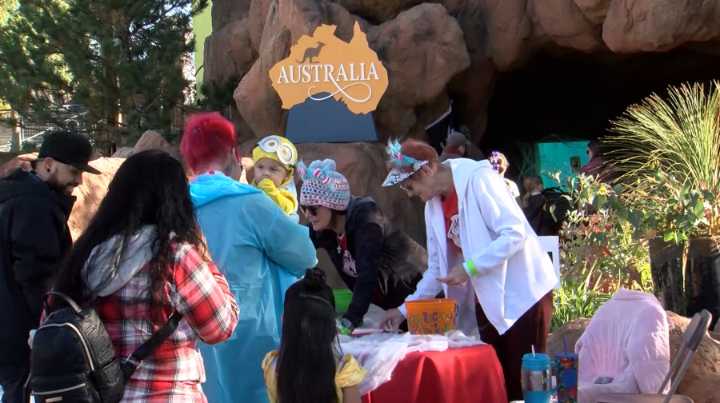 Families celebrate Halloween at Boo at the Zoo at the ABQ BioPark
