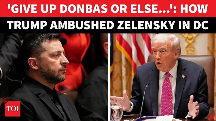 Explosive! Trump’s Shouting Match With Zelensky In Oval: Donbas Ultimatum, Putin Shadow Revealed