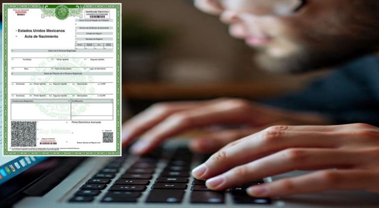 Así puedes descargar tu acta de nacimiento en línea