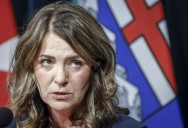 Alberta students cut class, rally at legislature for teachers in strike