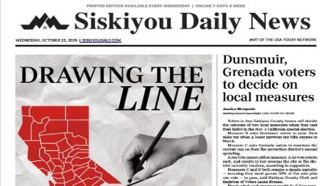 About the Siskiyou Daily News, tracing its history to…