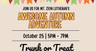Mt. Zion Lutheran Church hosts Awesome Autumn Adventure Oct. 25