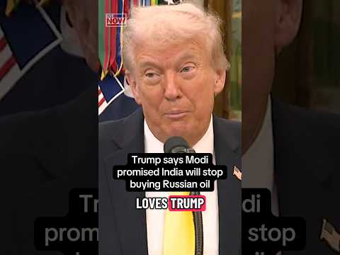 Trump says India will stop buying Russian oil