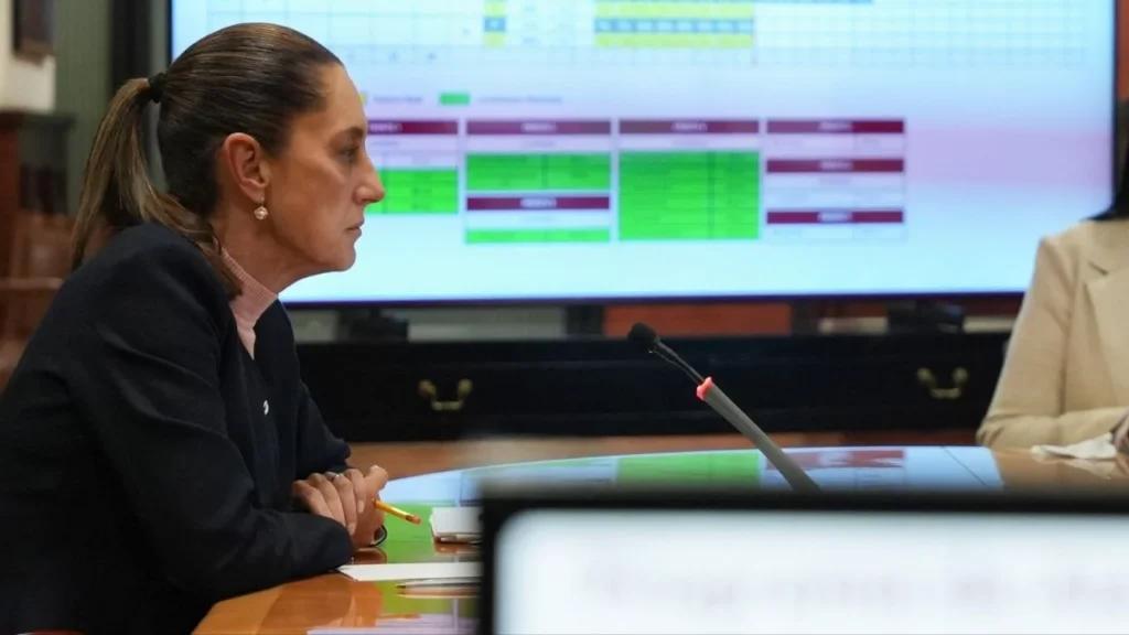 Sheinbaum supervisa labores de recuperación en Hidalgo