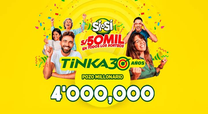 Resultados La Tinka HOY, miércoles 8 de octubre: revisa los números ganadores y si reventó el pozo millonario